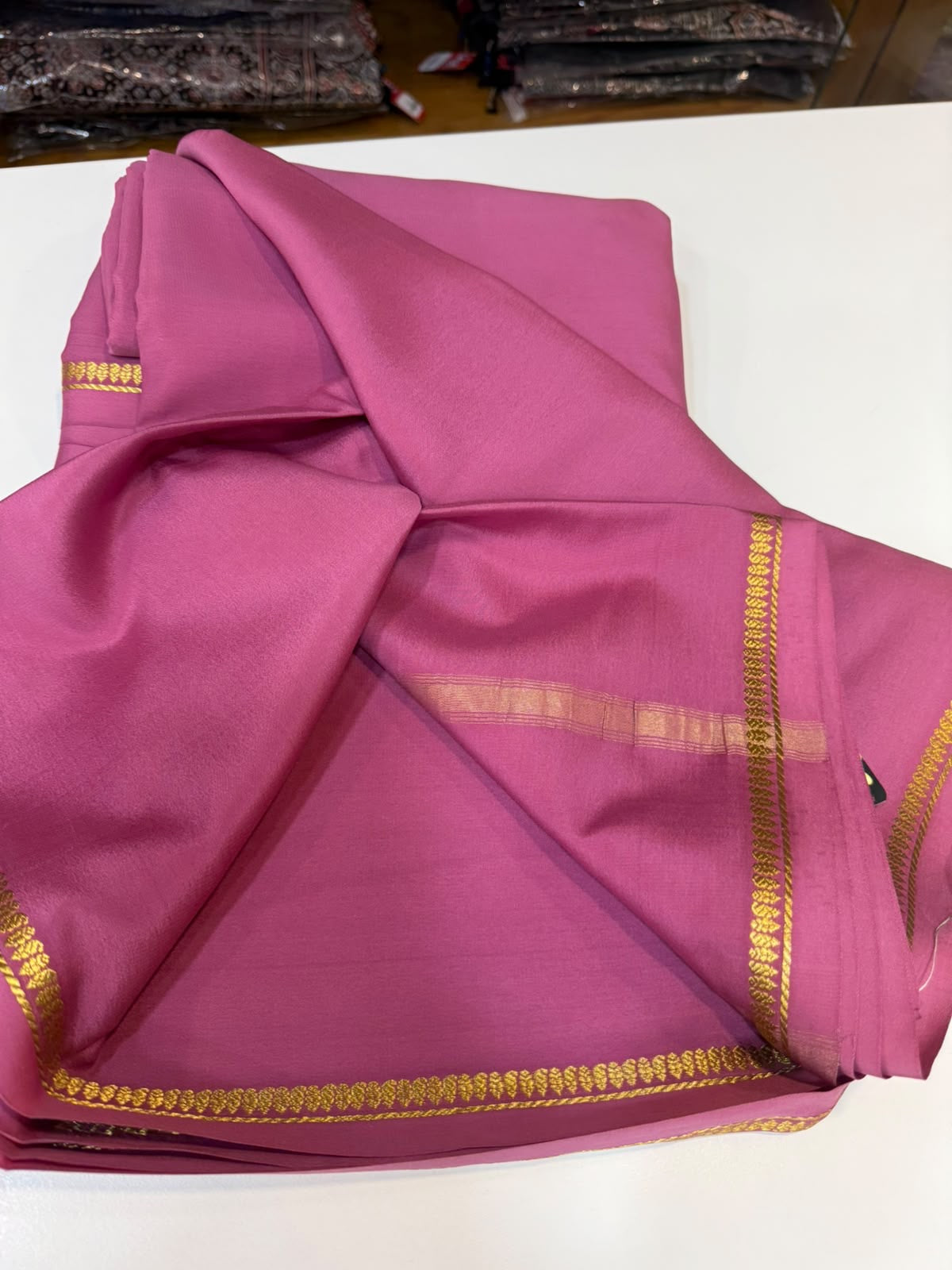 Mysore silk sarees premium zari pattern