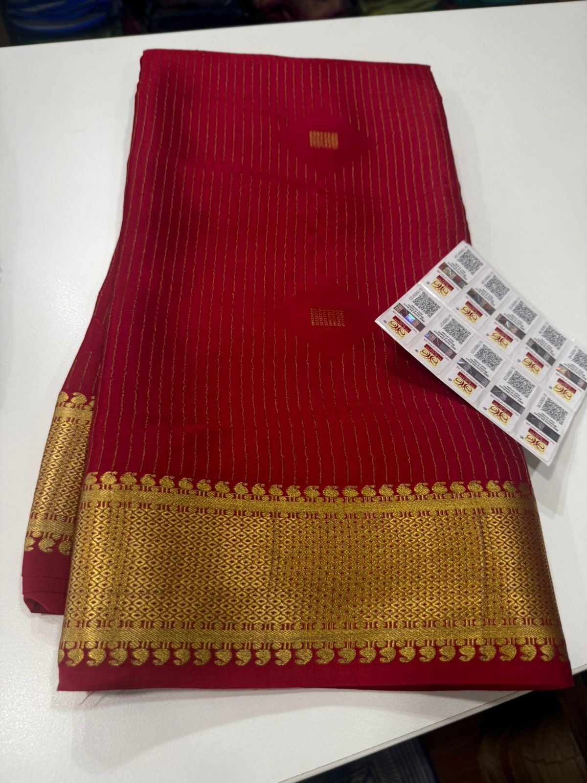 Excluive pattern mysore silk sarees with elegant color combinations