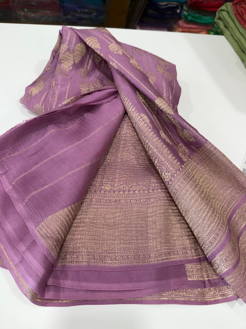 Brocade Mysore silk sare