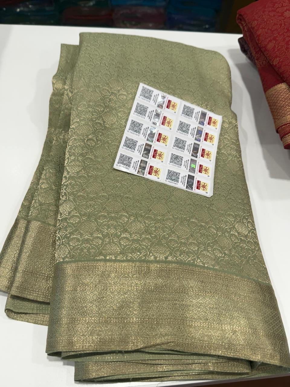 Border Mysore silk saree