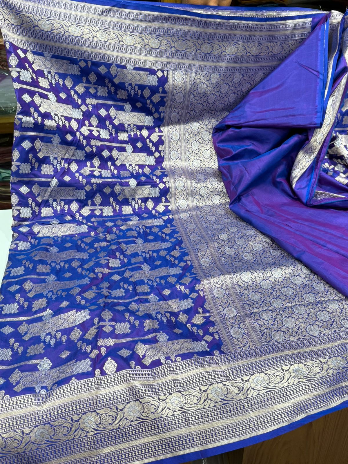 Pure handloom Banarasi silk saree