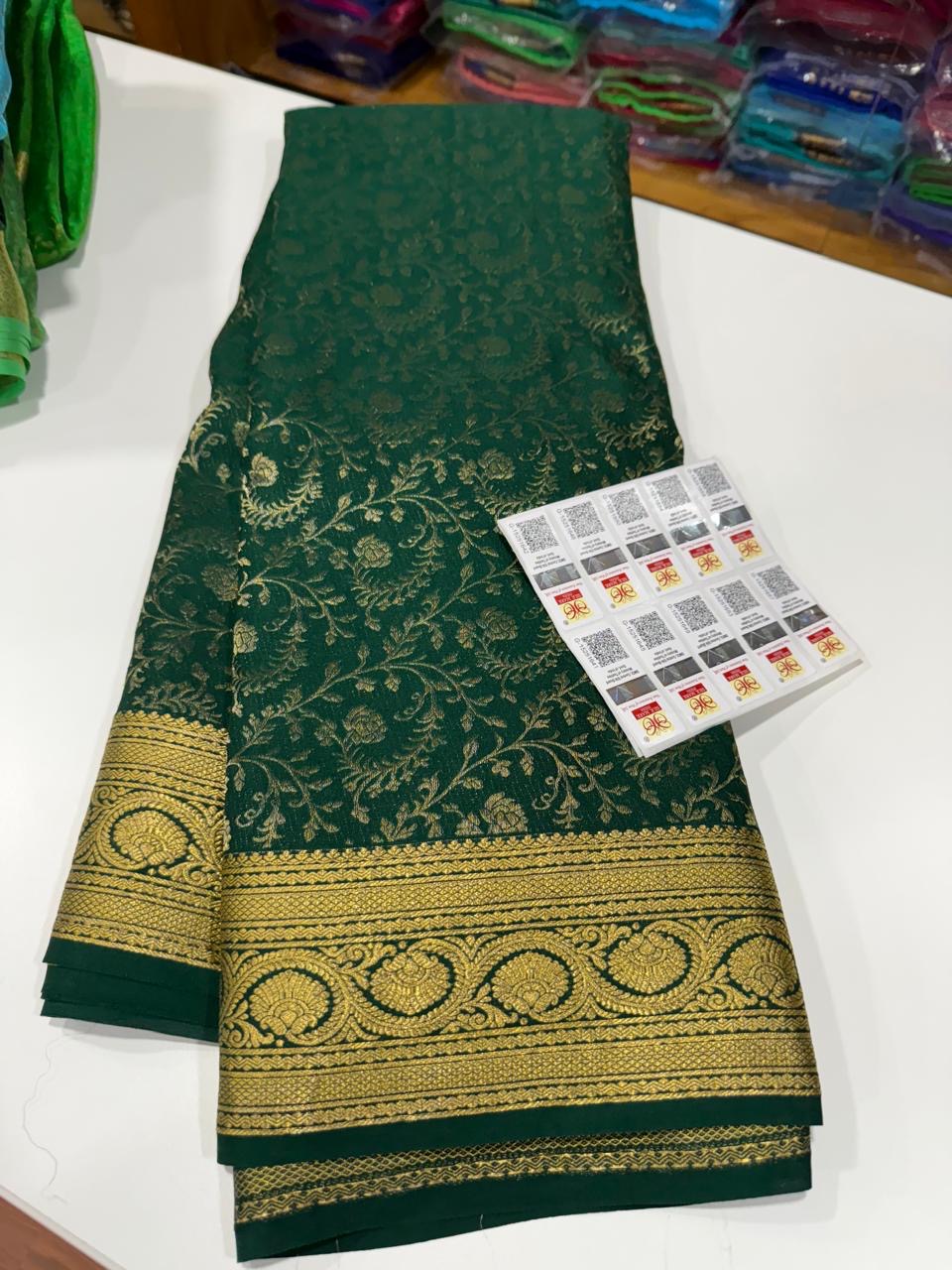 Brocade Mysore silk Saress
