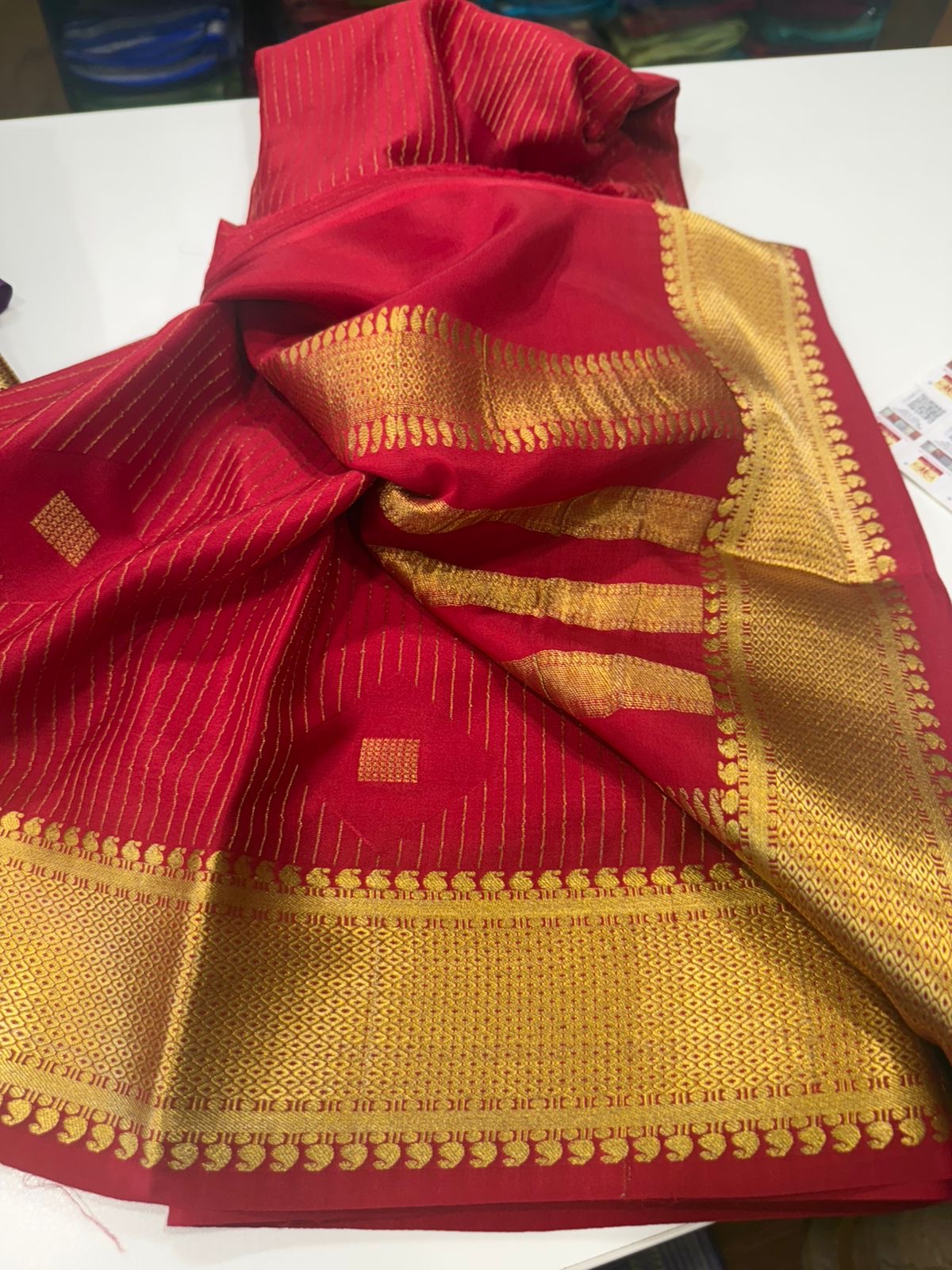 Excluive pattern mysore silk sarees with elegant color combinations