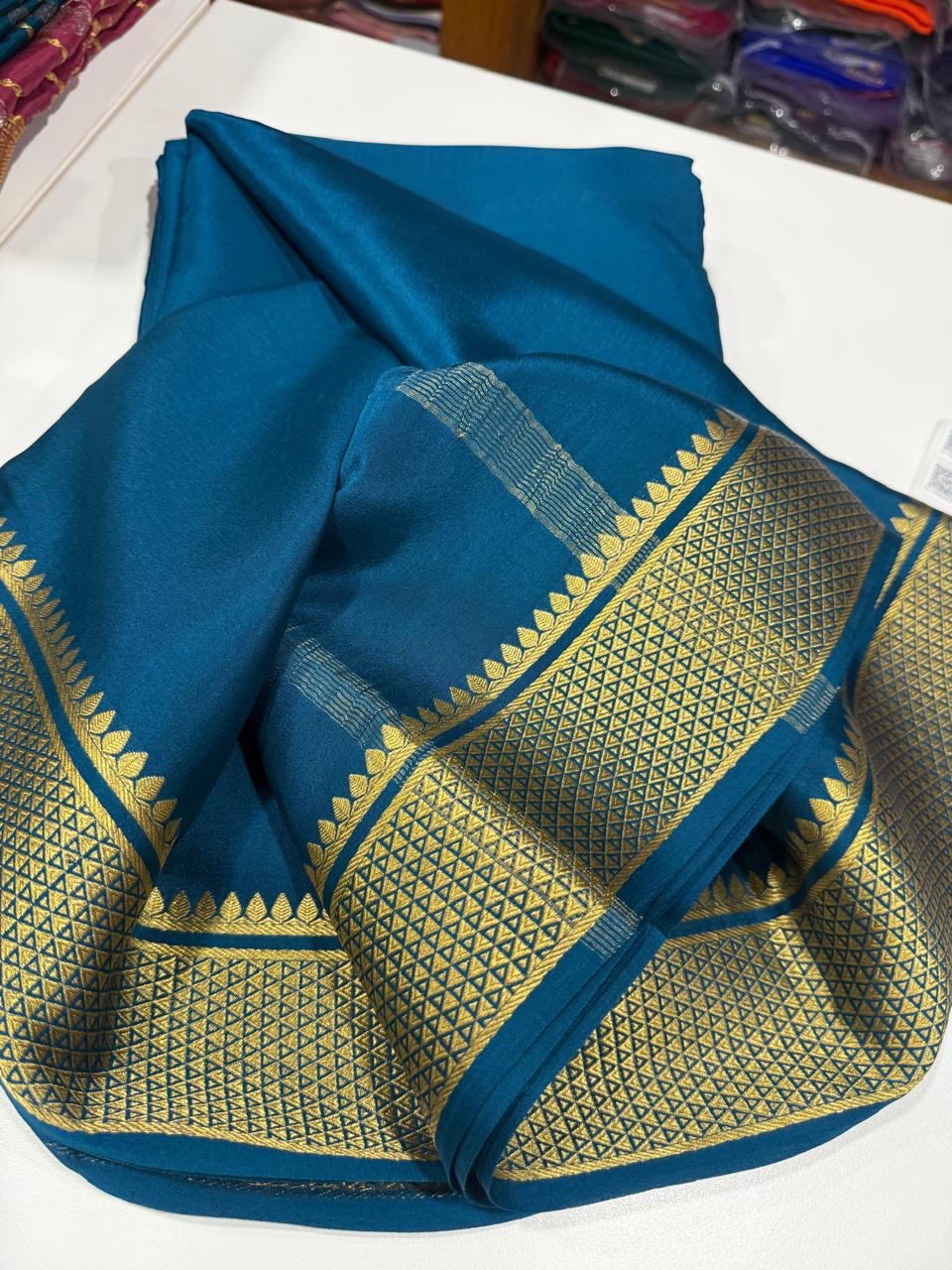 Mysore silk sarees self pattern