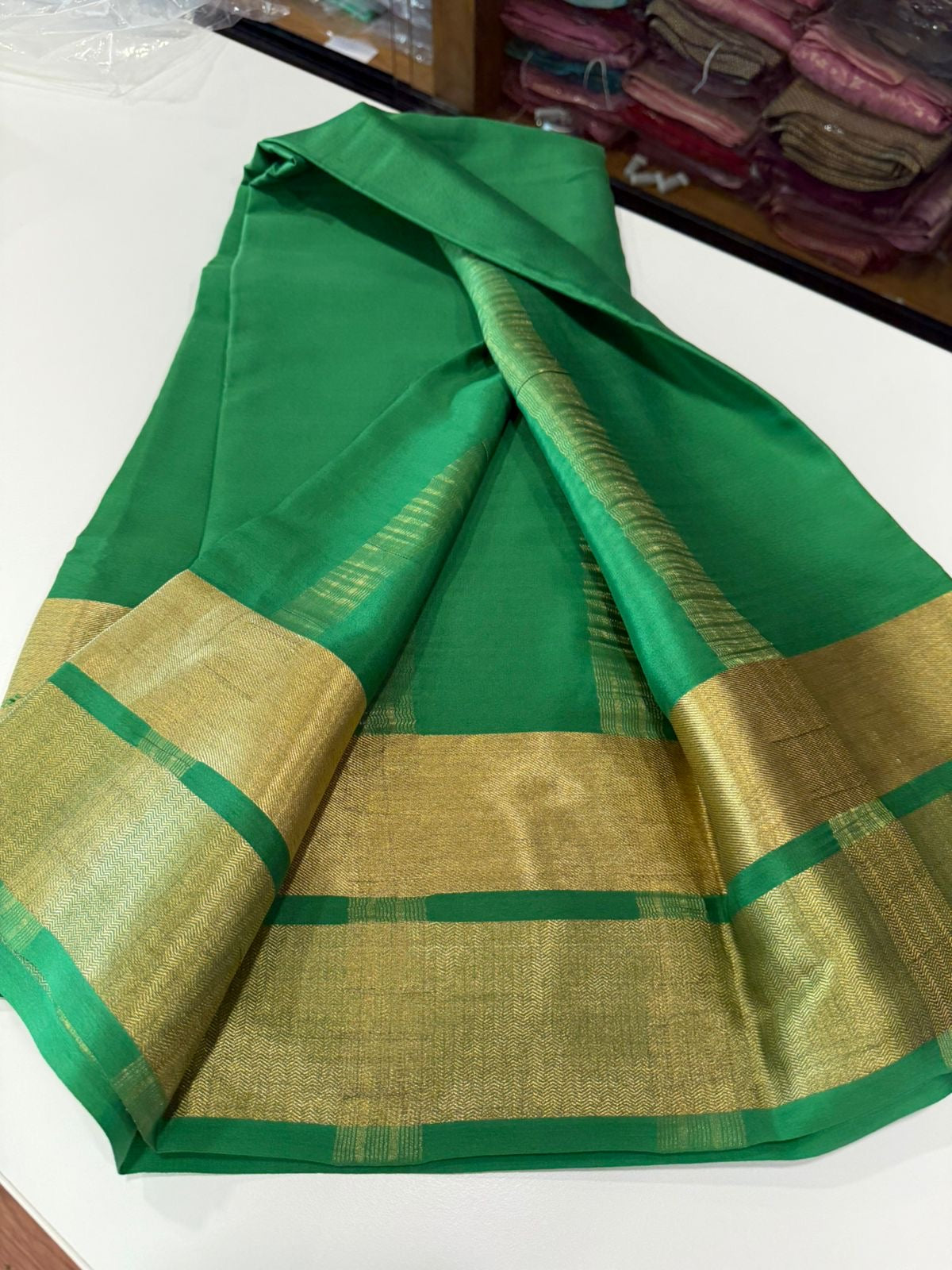Kanchi border Mysore silk Saress