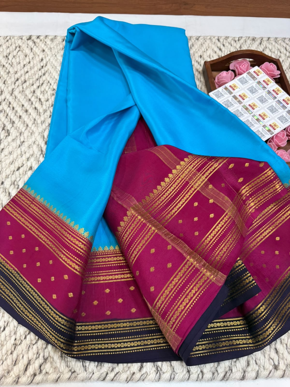 Mysore silk sarees 3D pattern