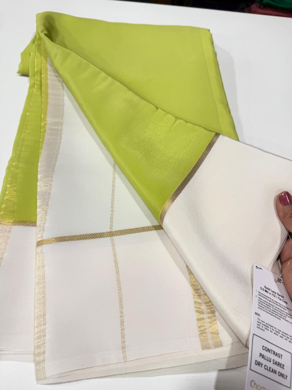 Pure Zari Mysore silk saree