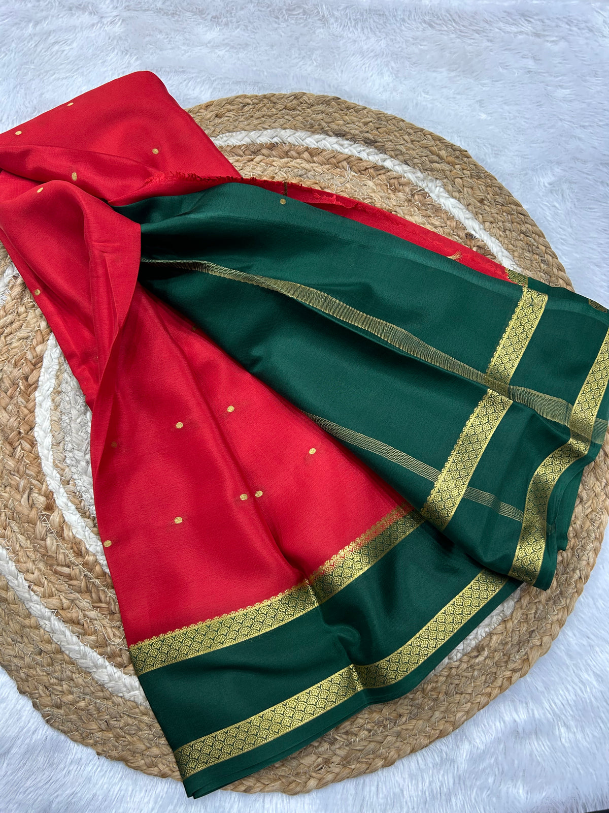 Light weight Mysore silk butta