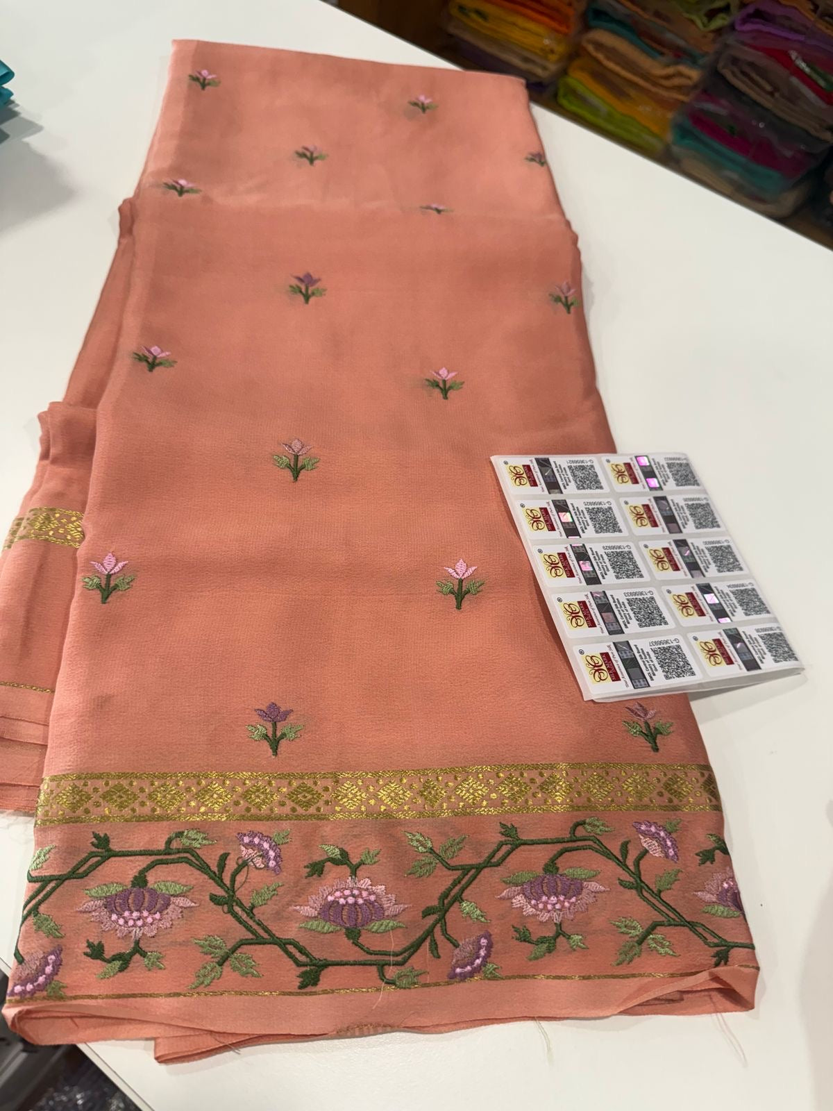 ❤️ Embroidery n Cutwork Mysore silk sarees ❤️