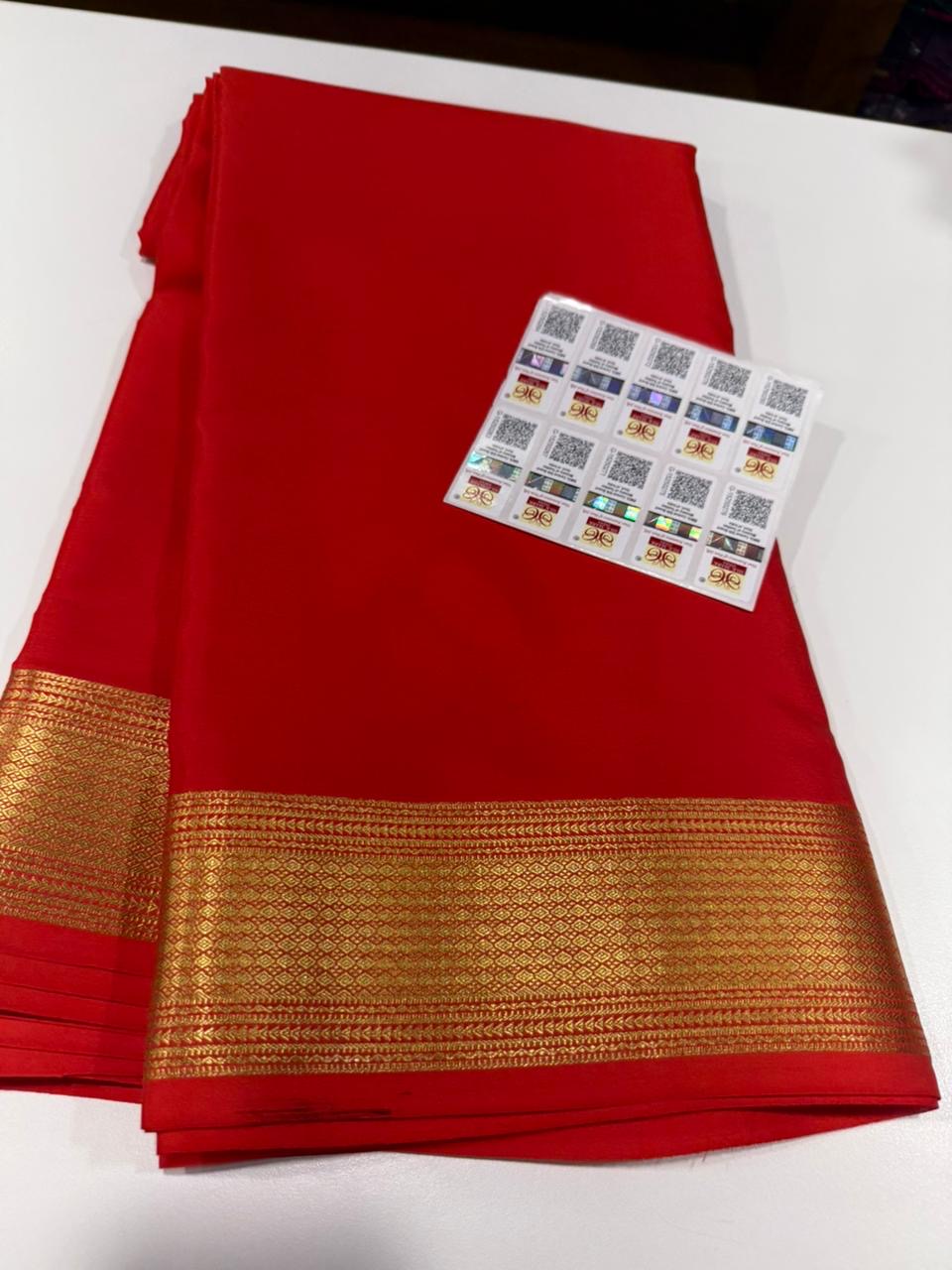 Self Pattern with rich pallu with beautiful border