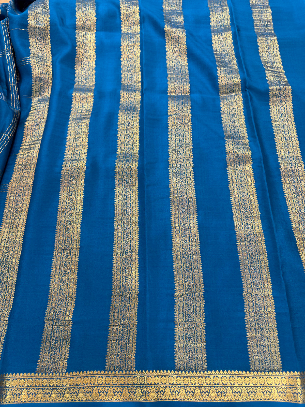 Mysore silk self checks