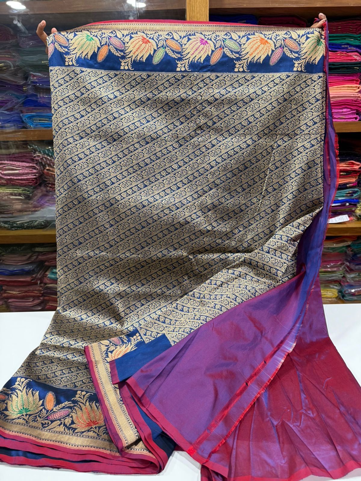 Pure handloom Banarasi silk saree