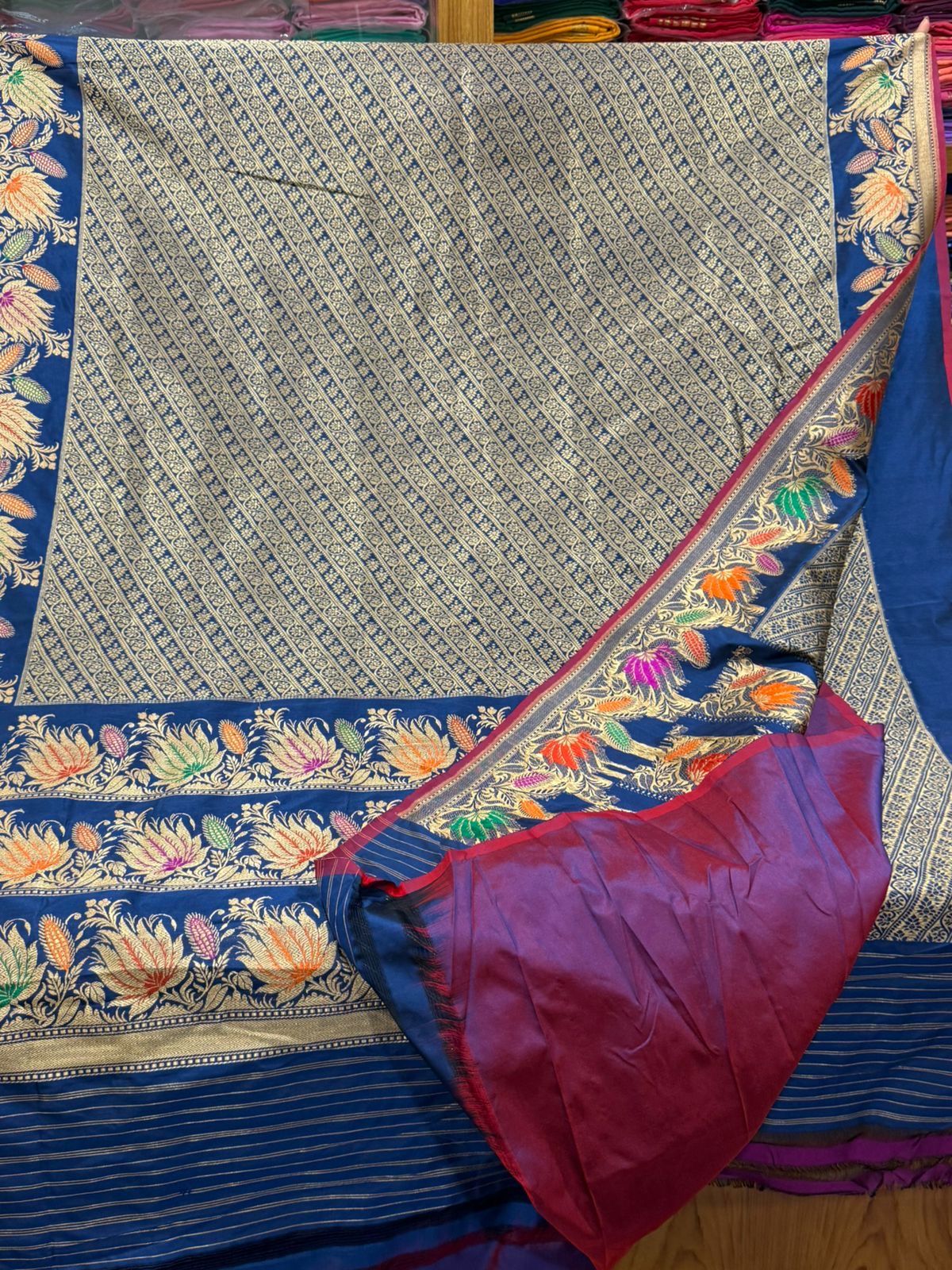 Pure handloom Banarasi silk saree