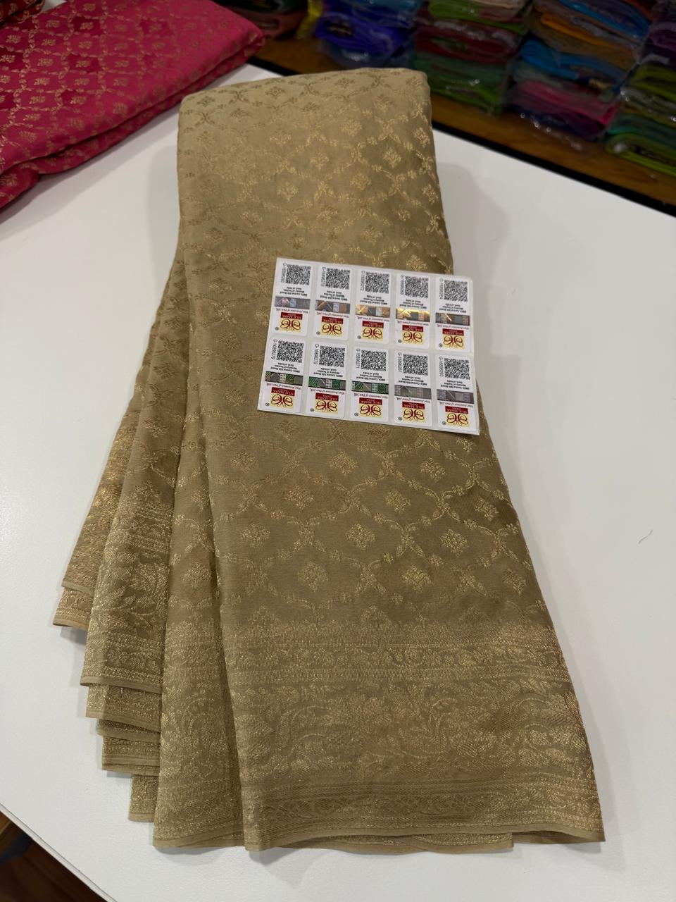 Mysore silk brocade sarees