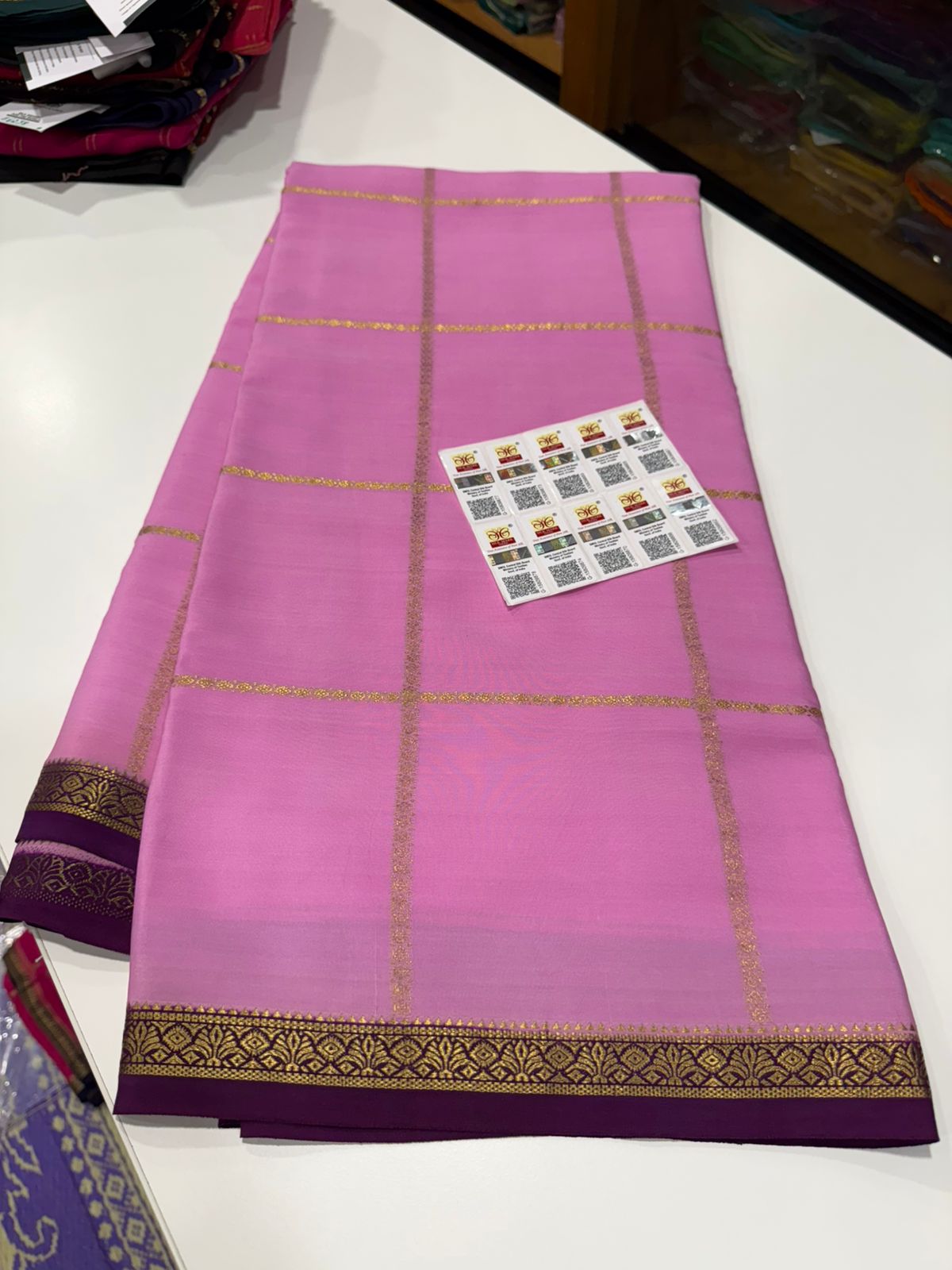Pure Zari Mysore silk saree
