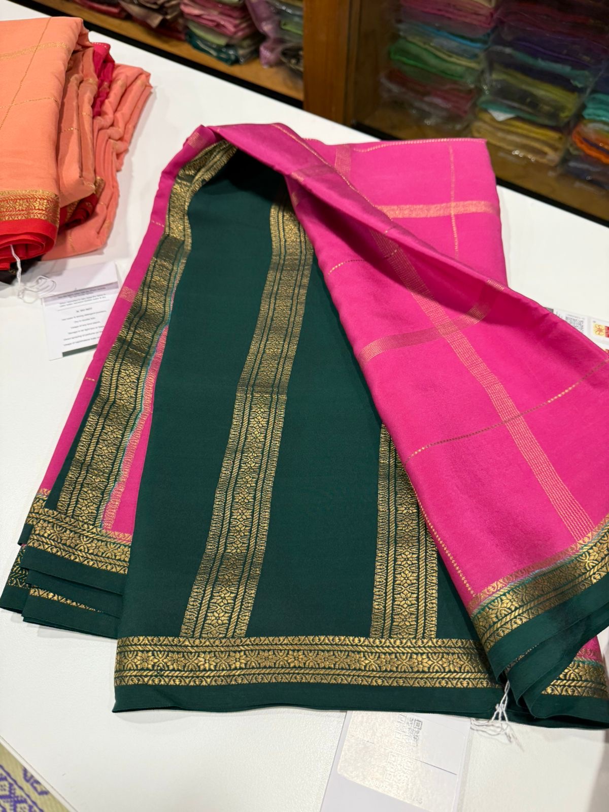 Pure Zari Mysore silk saree