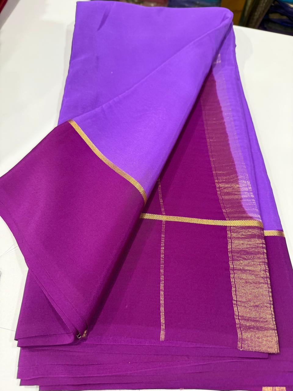 Pure Zari Mysore silk saree