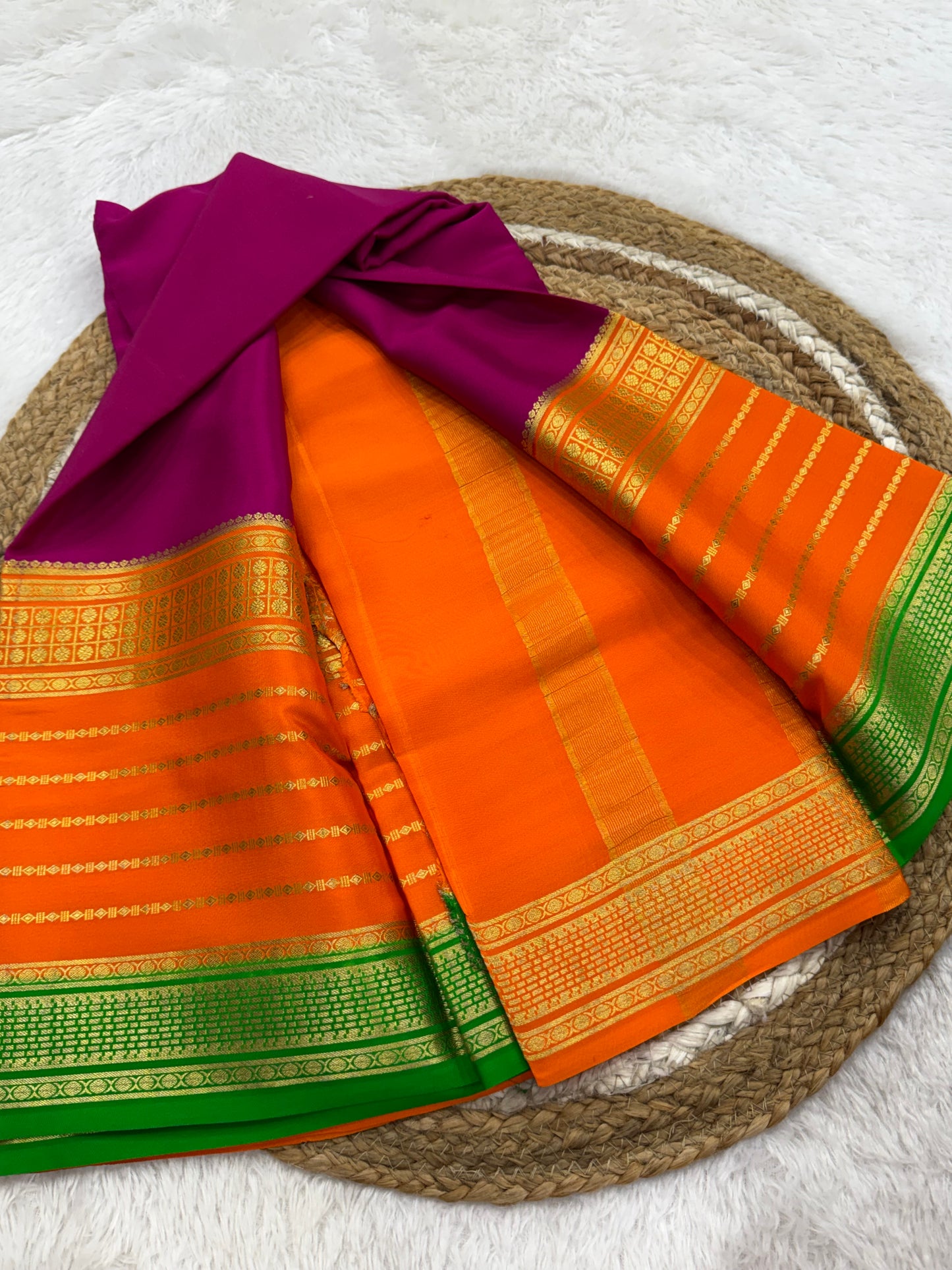 3D Mysore silk