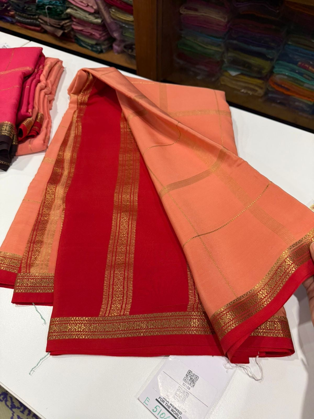 Pure Zari Mysore silk saree