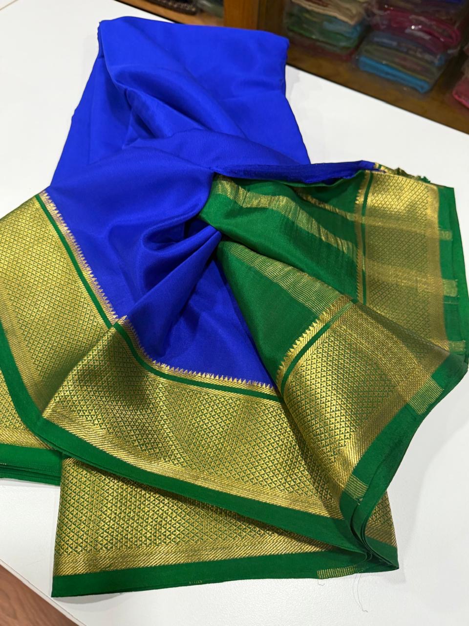 Mysore silk sarees with elegant color combinations