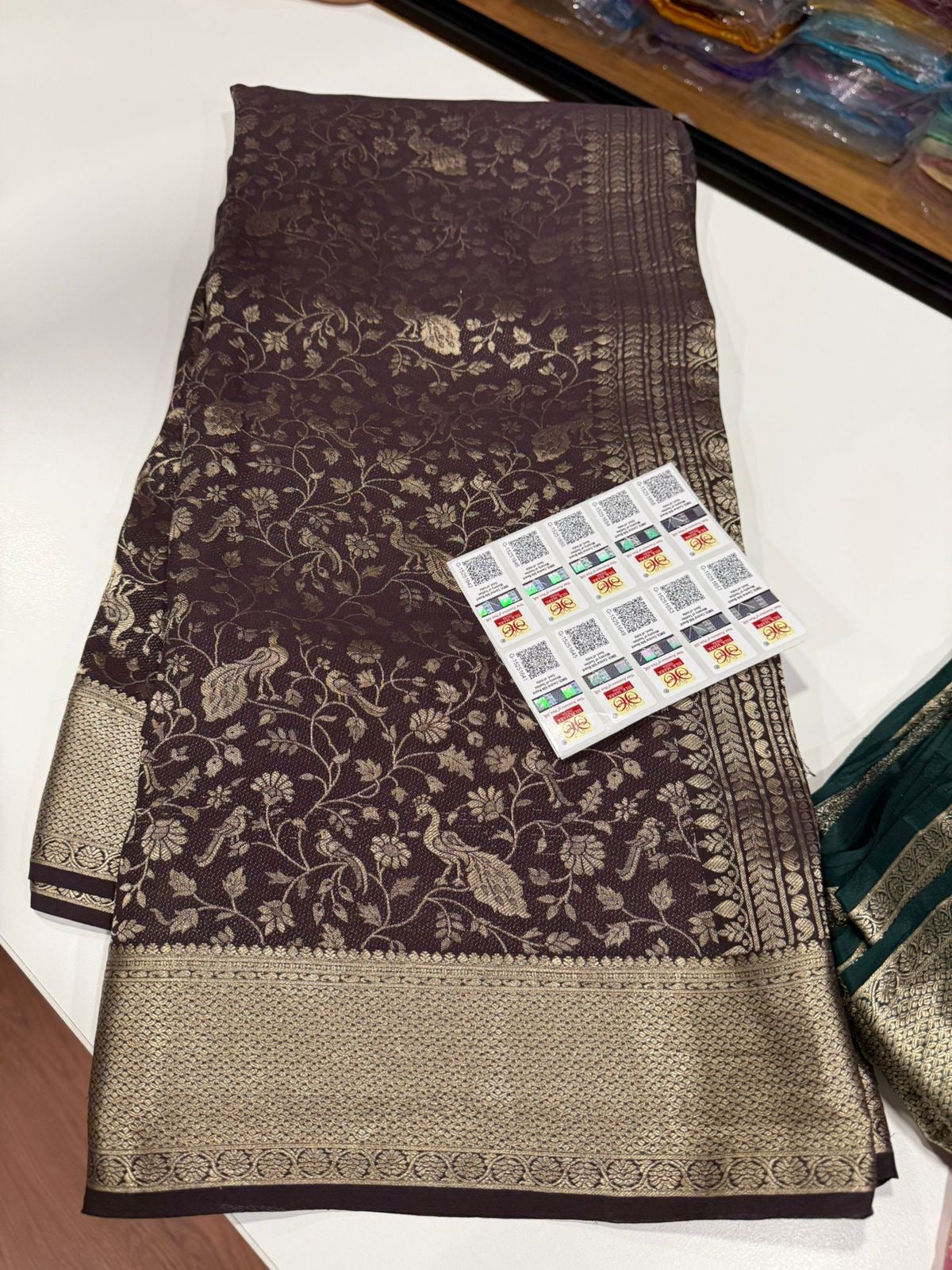 Brocade Mysore silk saree