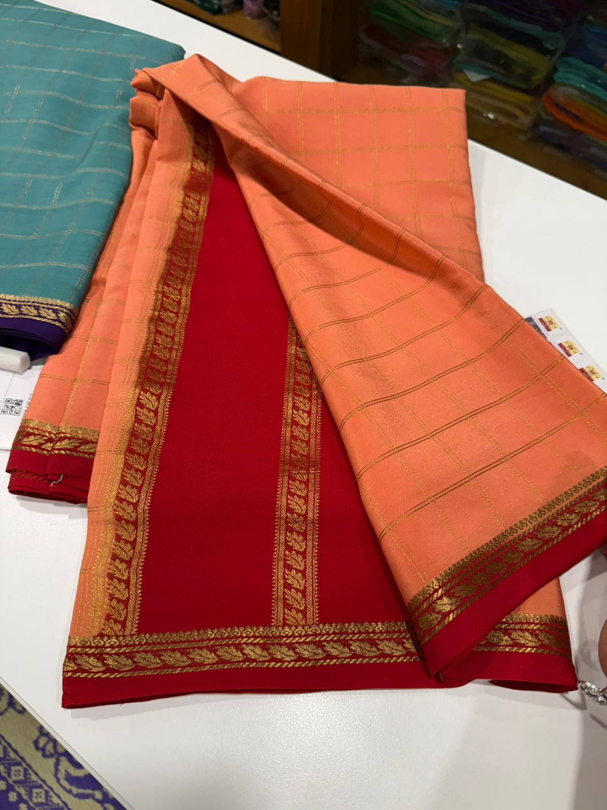 Pure Zari Mysore silk saree
