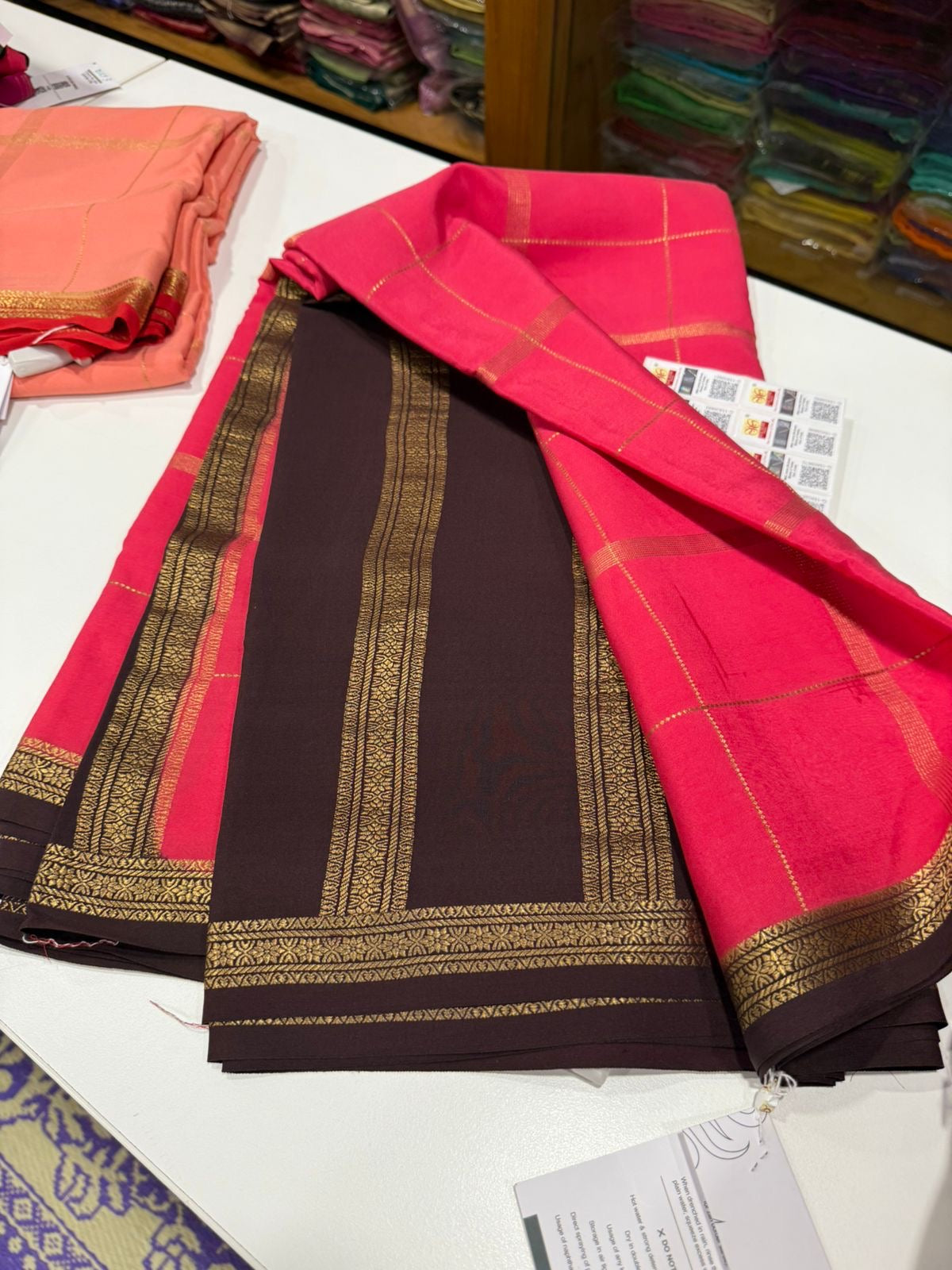 Pure Zari Mysore silk saree