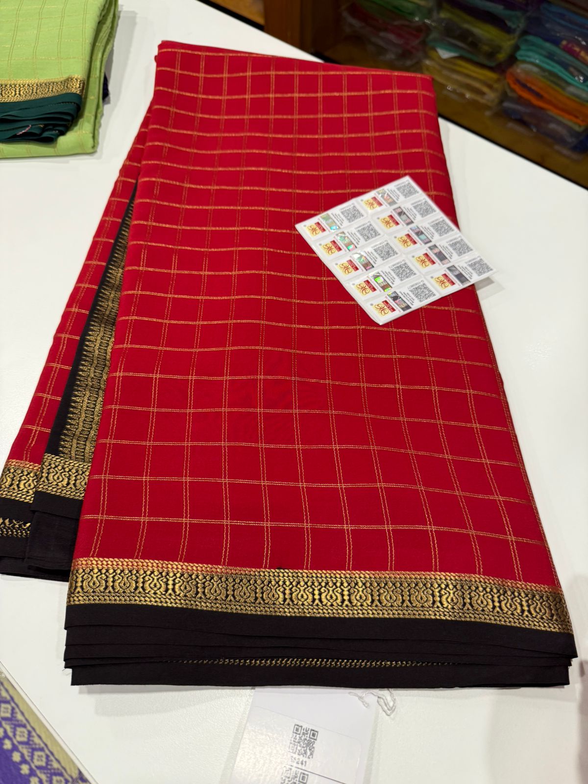 Pure Zari Mysore silk saree