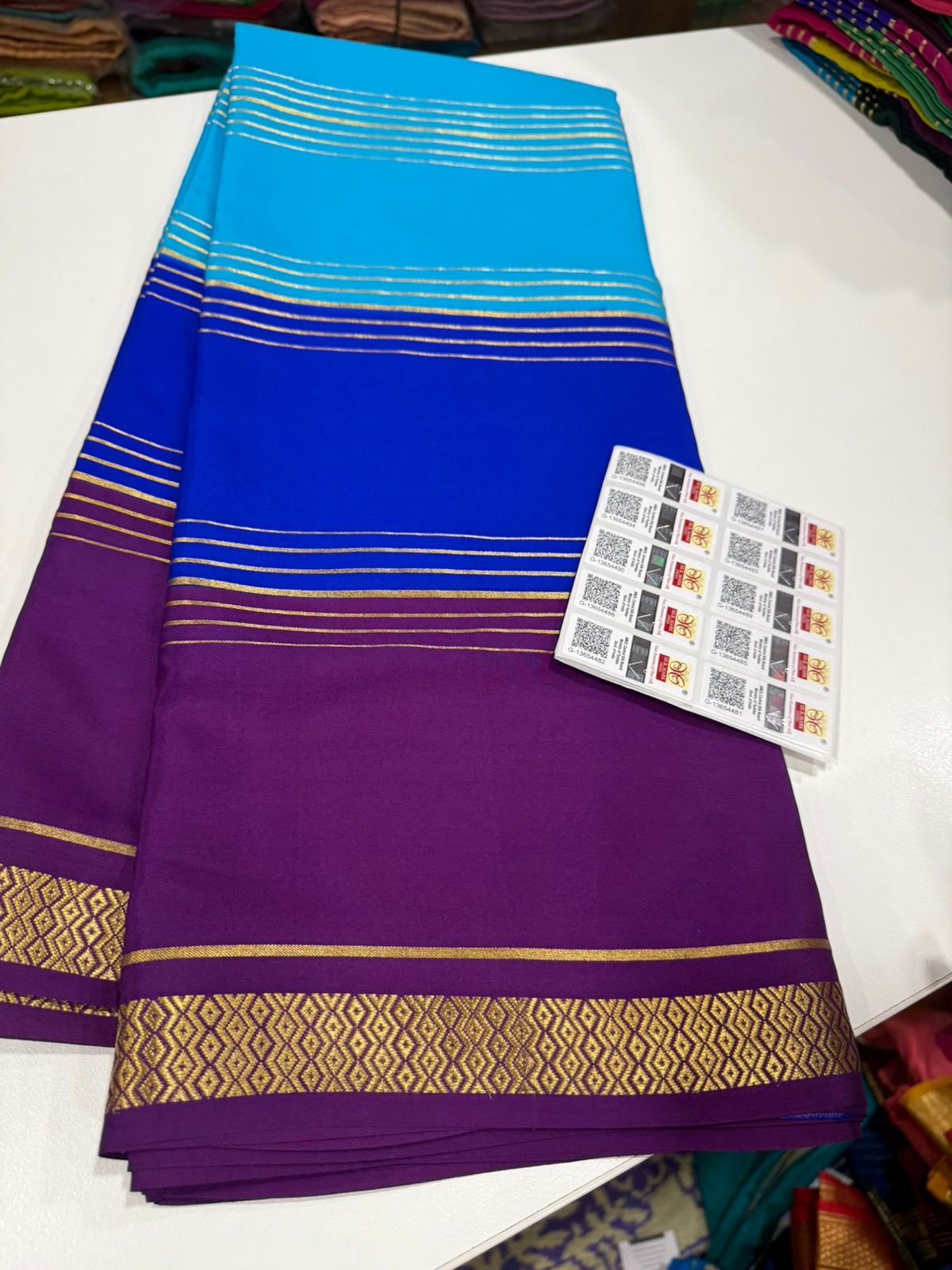 ๐3D pattern mysore silk sarees with elegant color combinations โค๏ธ
๐๐
