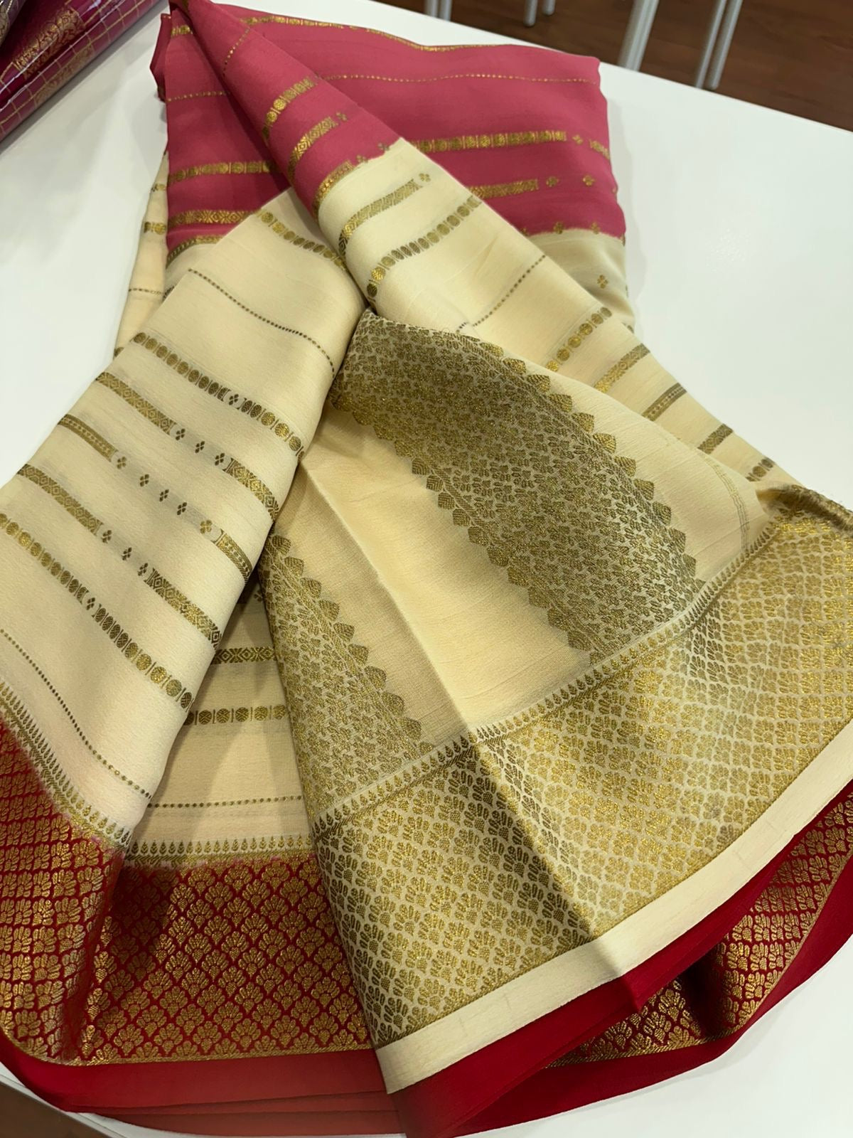 ๐All over saree more zari consumption ๐
