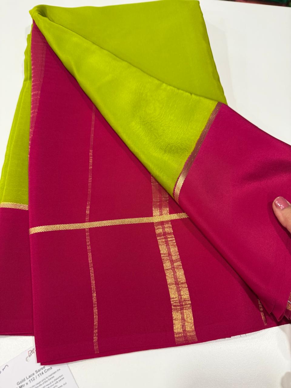 Pure Zari Mysore silk saree
