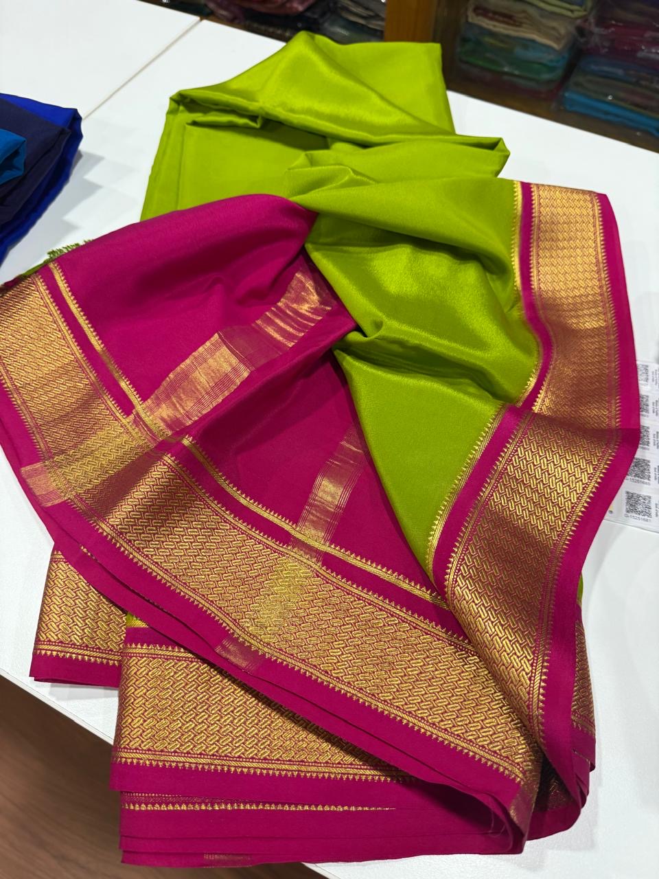 Mysore silk sarees with elegant color combinations