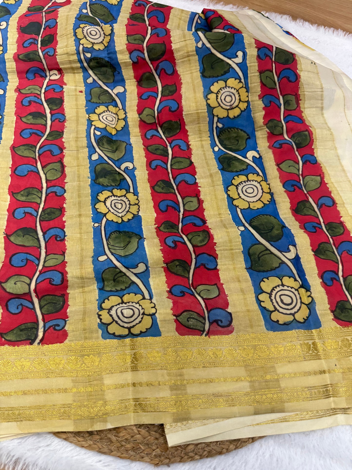Kalamkari Mysore silk
