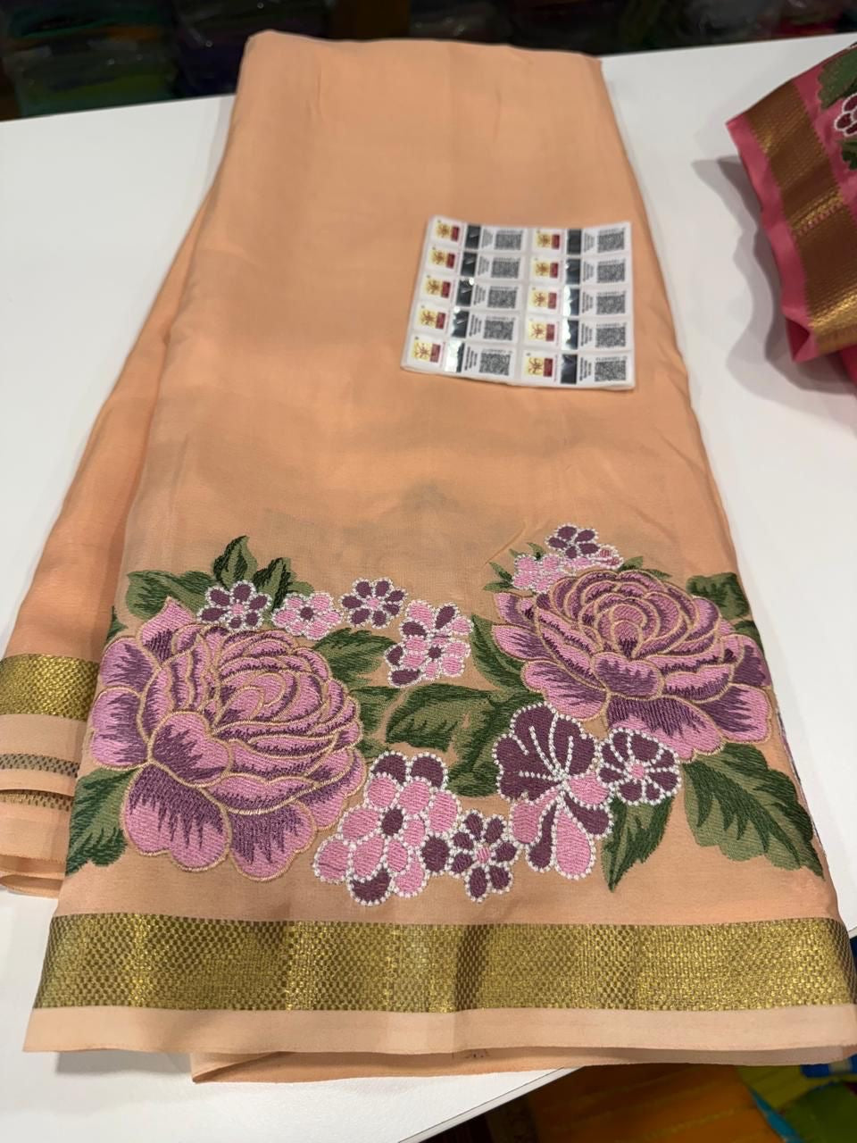 ❤️ Embroidery n Cutwork Mysore silk sarees ❤️