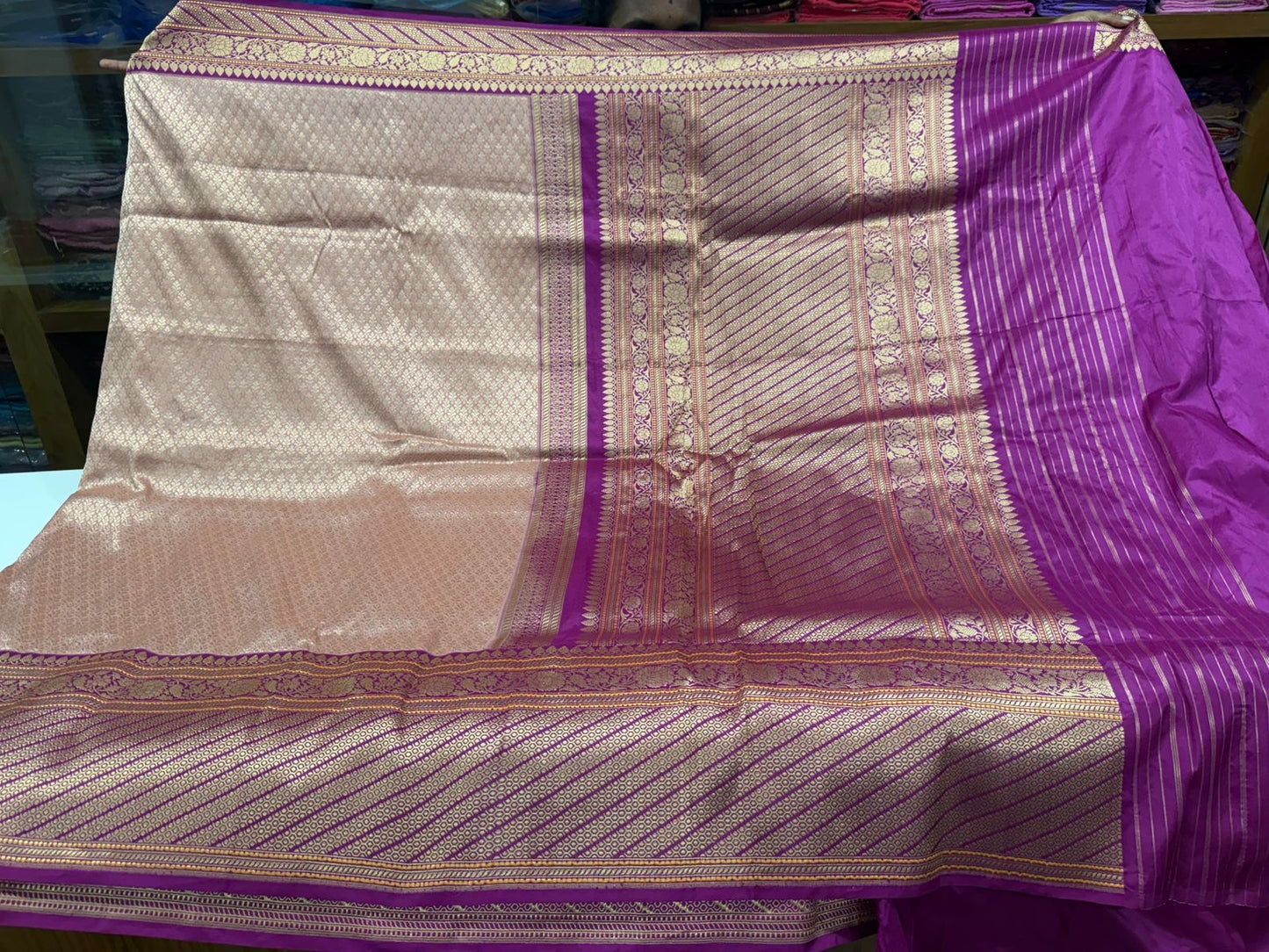 Pure handloom Banarasi silk saree