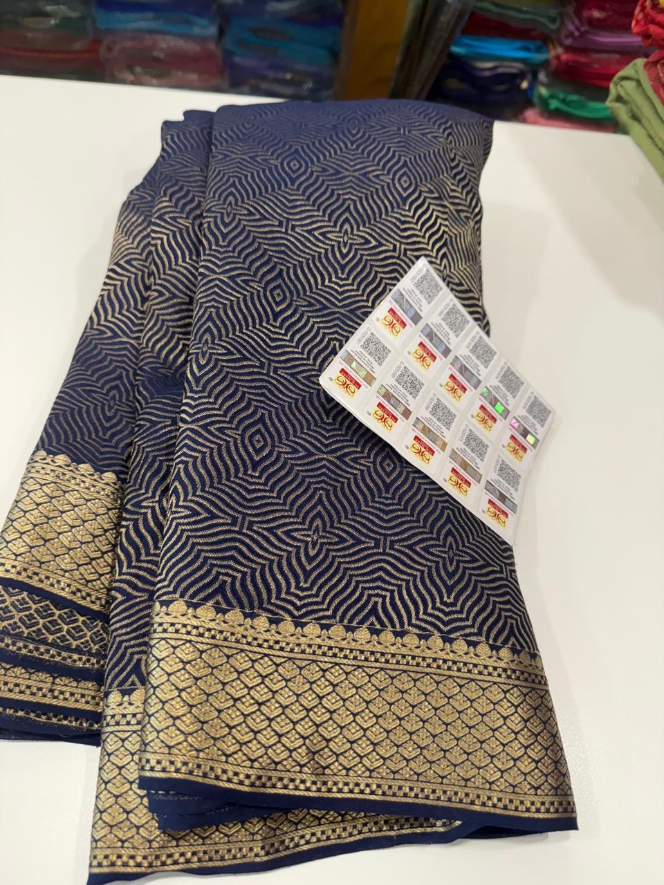 Brocade Mysore silk Sarees