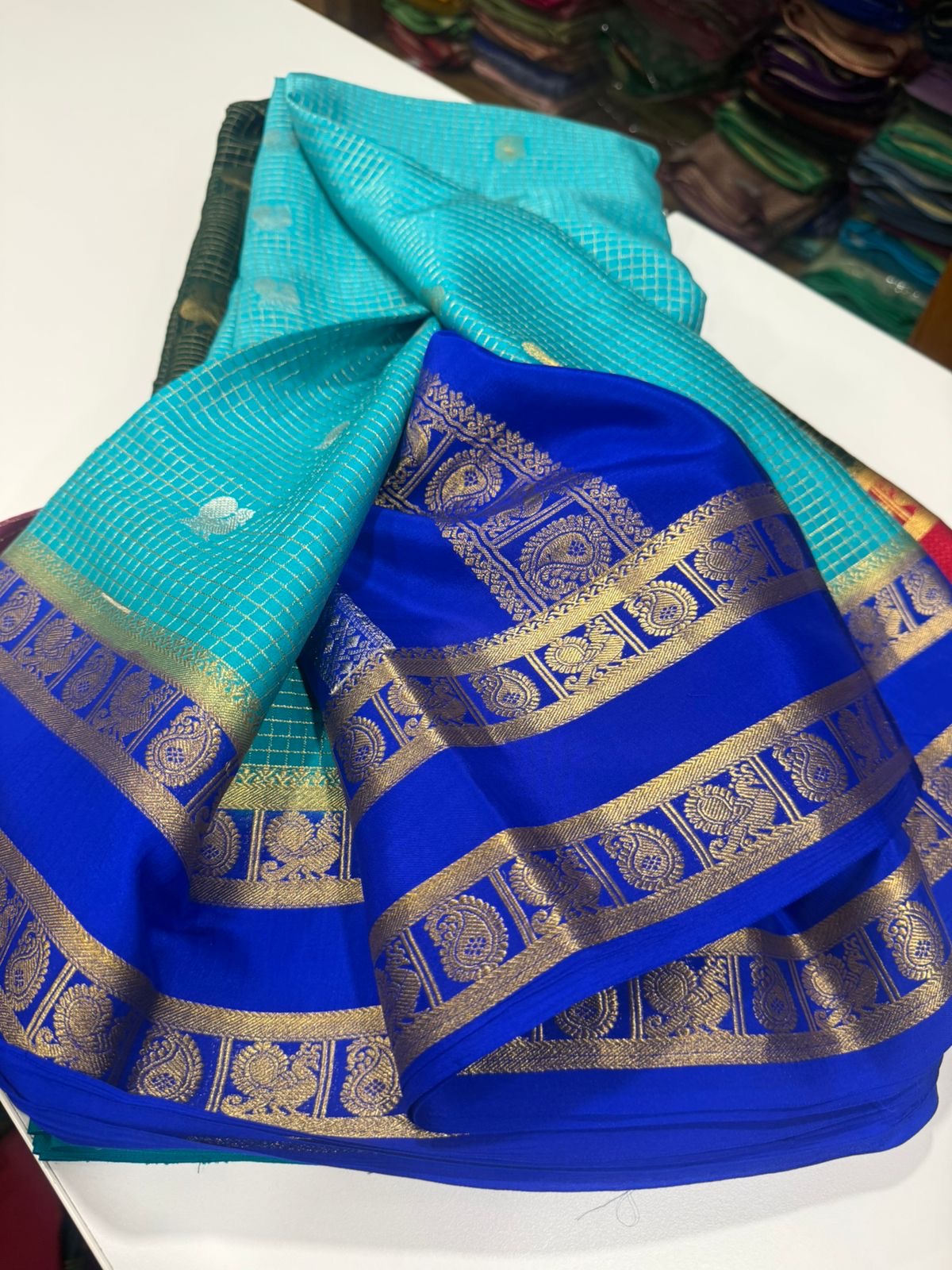 Checks pattern with beautiful combination