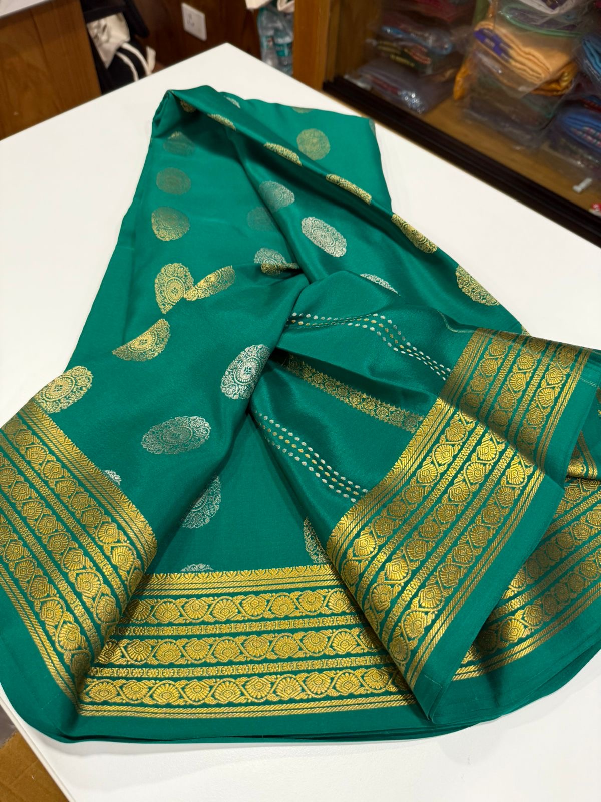 Traditional Mysore silk saree