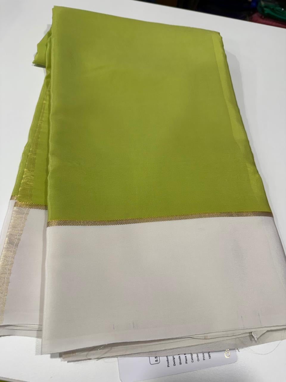 Pure Zari Mysore silk saree
