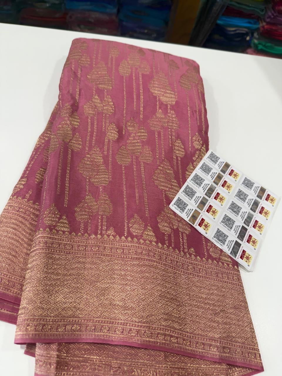 Brocade Mysore silk saree