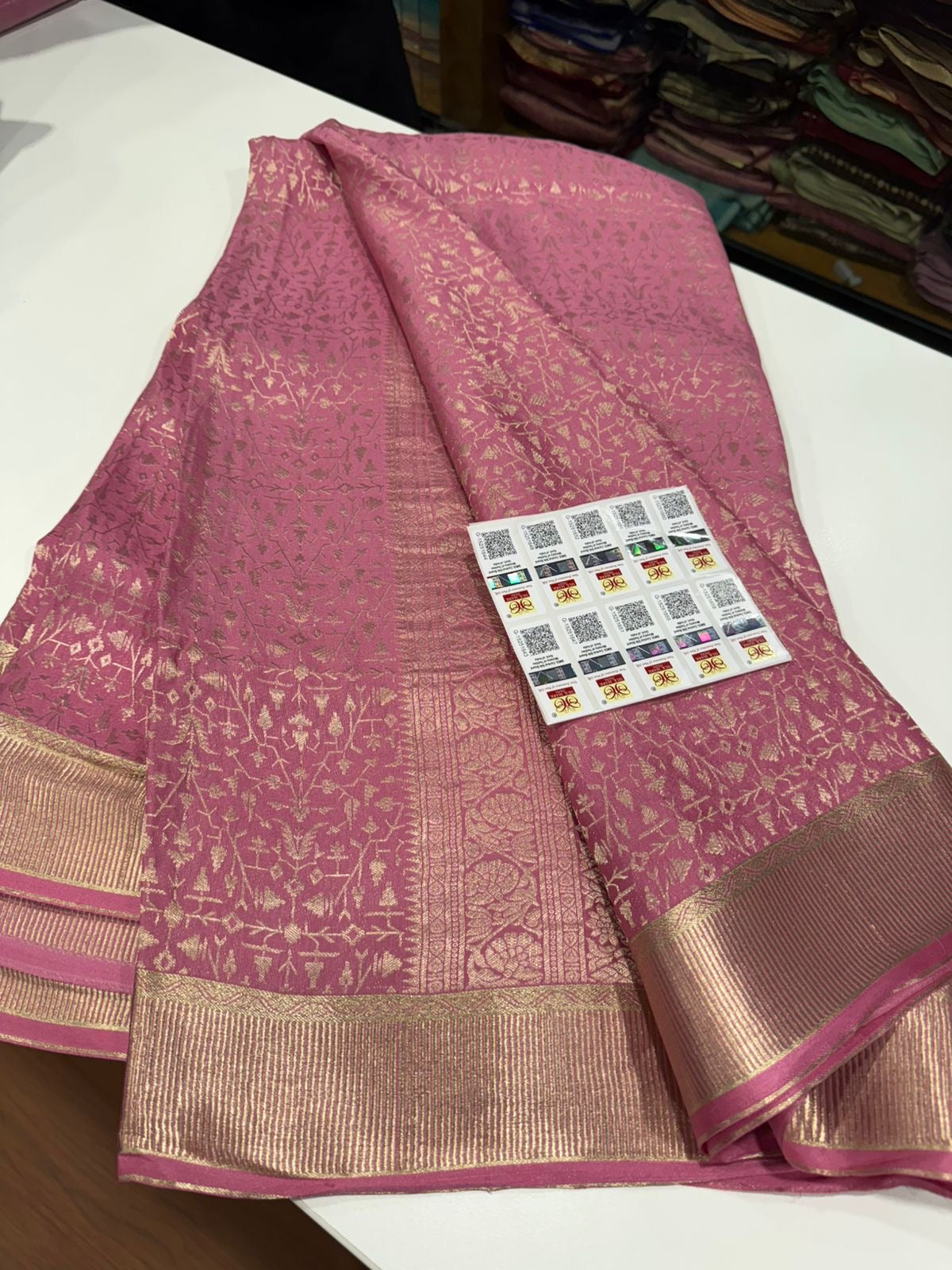 Brocade Mysore silk saree