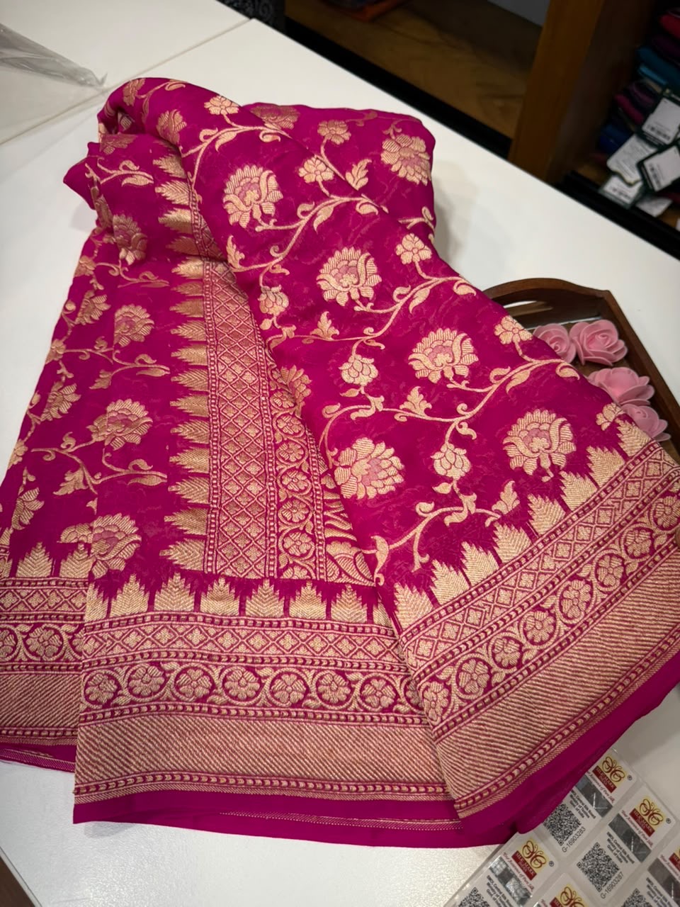 Khaddi Georgette sarees