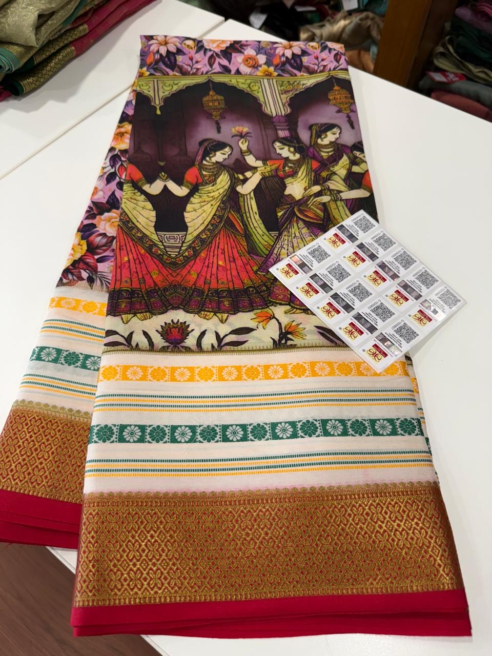 😍Digital print mysore silk sarees 😍