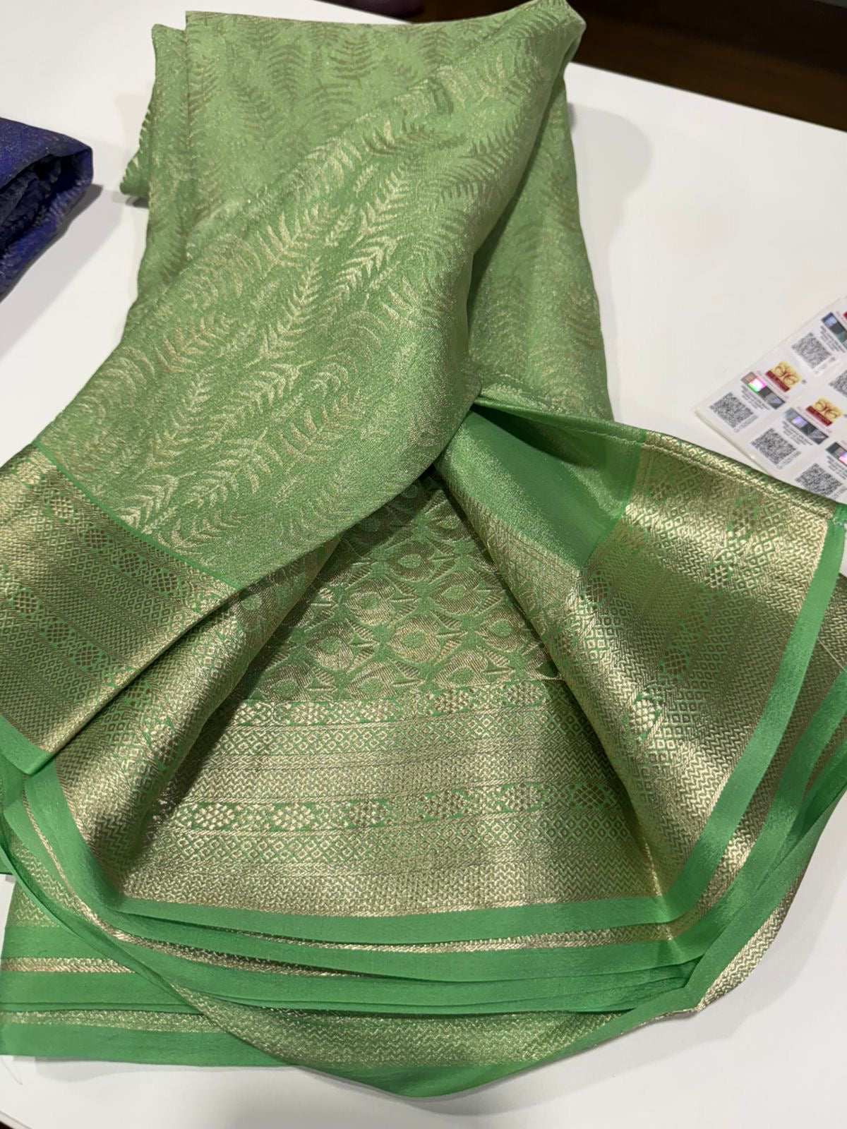 Tissue Brocade Mysore silk Sarees’s