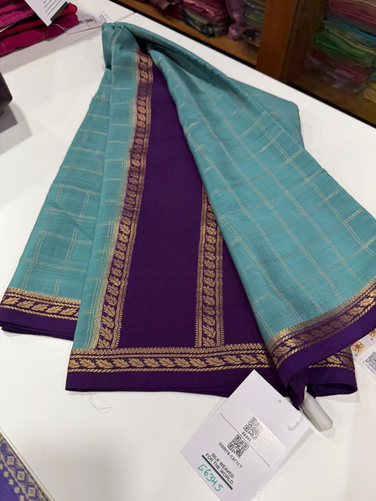 Pure Zari Mysore silk saree