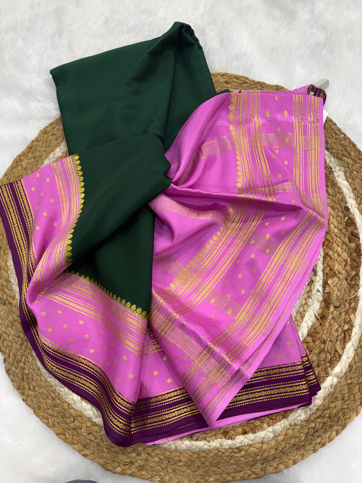 Mysore silk 3d pattern