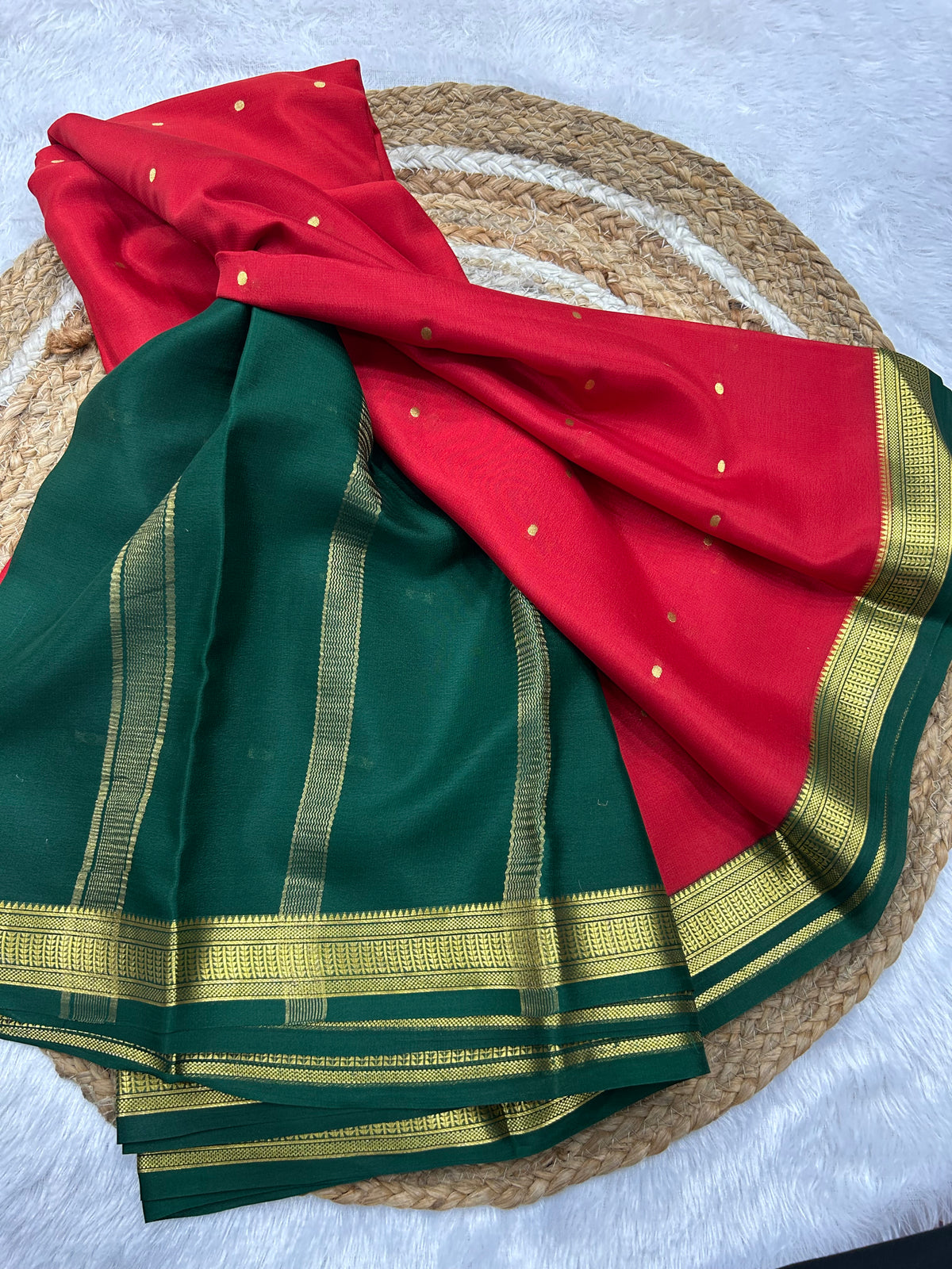Light weight Mysore silk butta