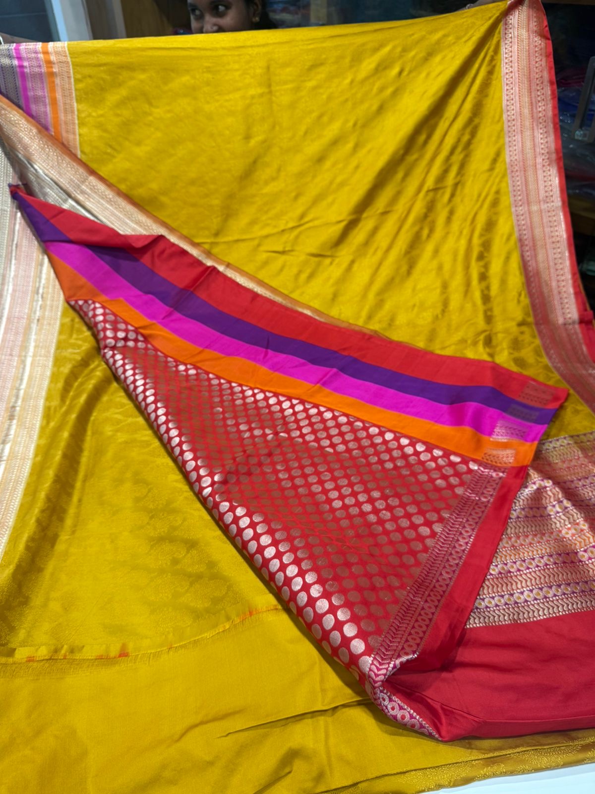 Pure handloom Banarasi silk saree