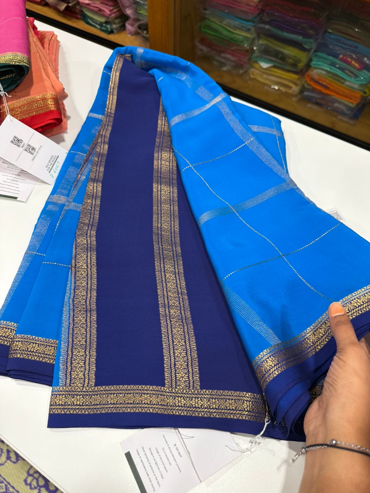 Pure Zari Mysore silk saree