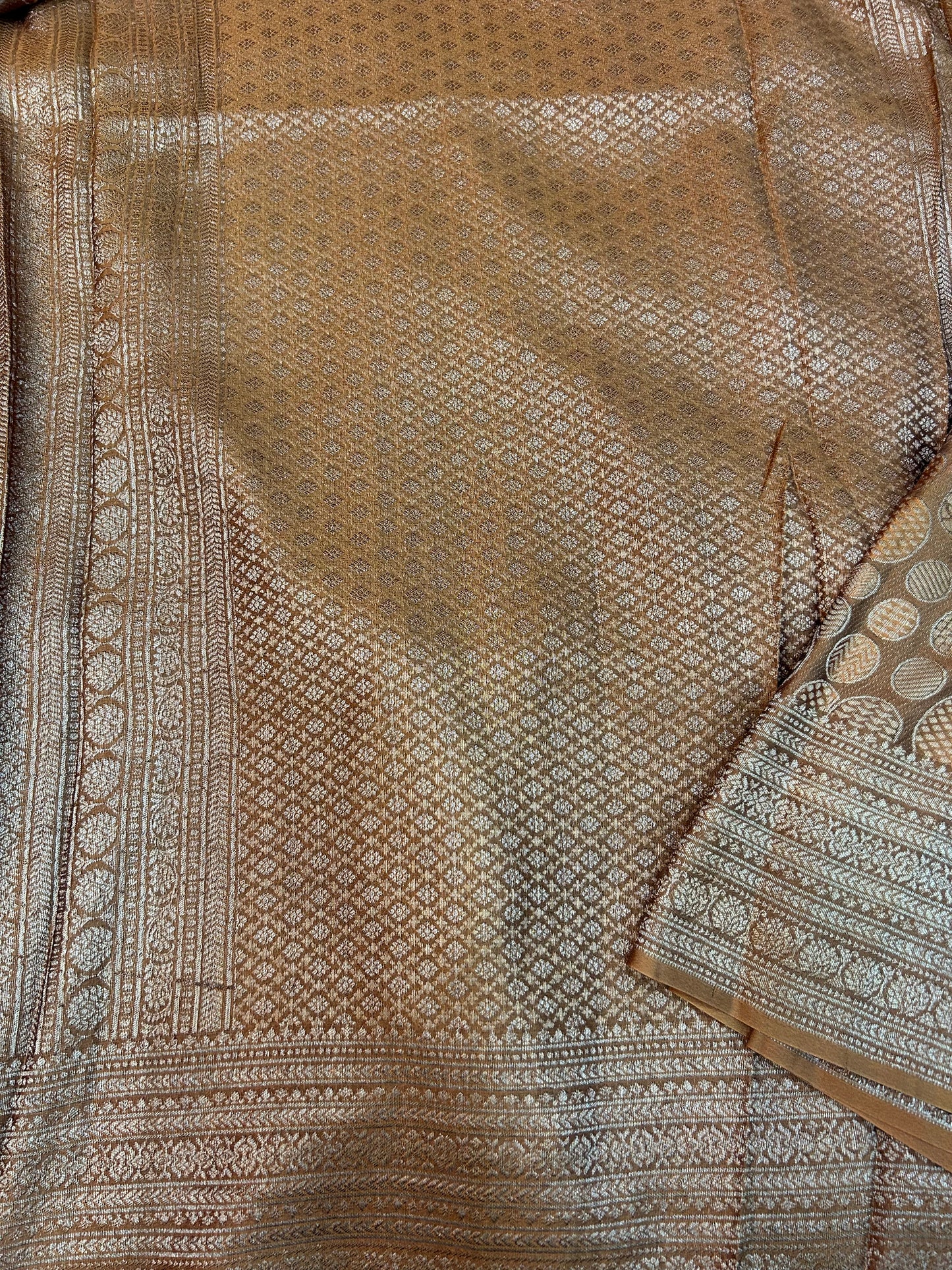 Brocade Mysore silk